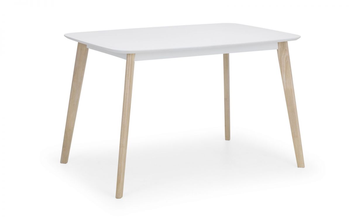 Casa Rectangular Dining Table White/Oak