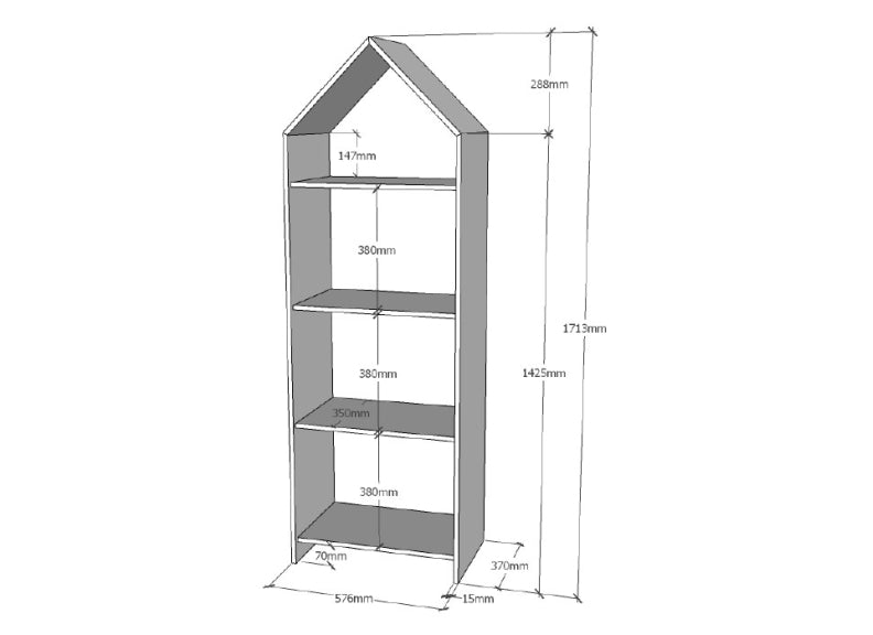 Casami Open Storage Unit Dimensions