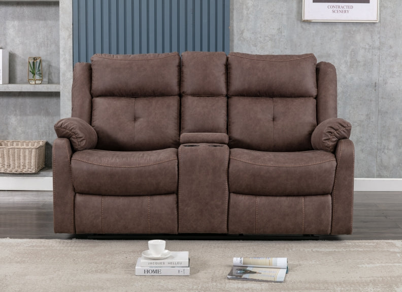 Casey 2RR Reclining Sofas W/Console