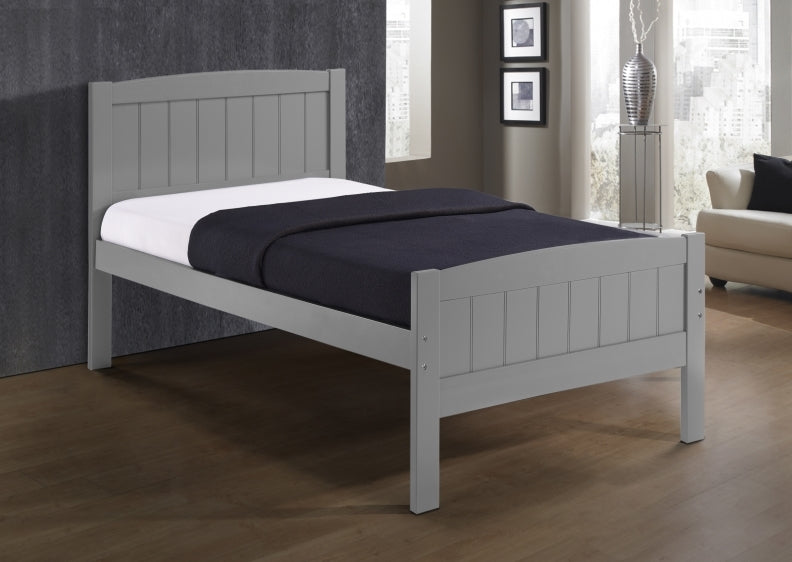Cassie 3 ft Grey Bed