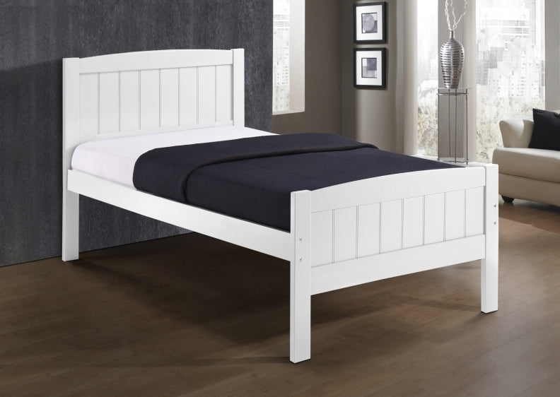 Cassie 3 ft White Bed