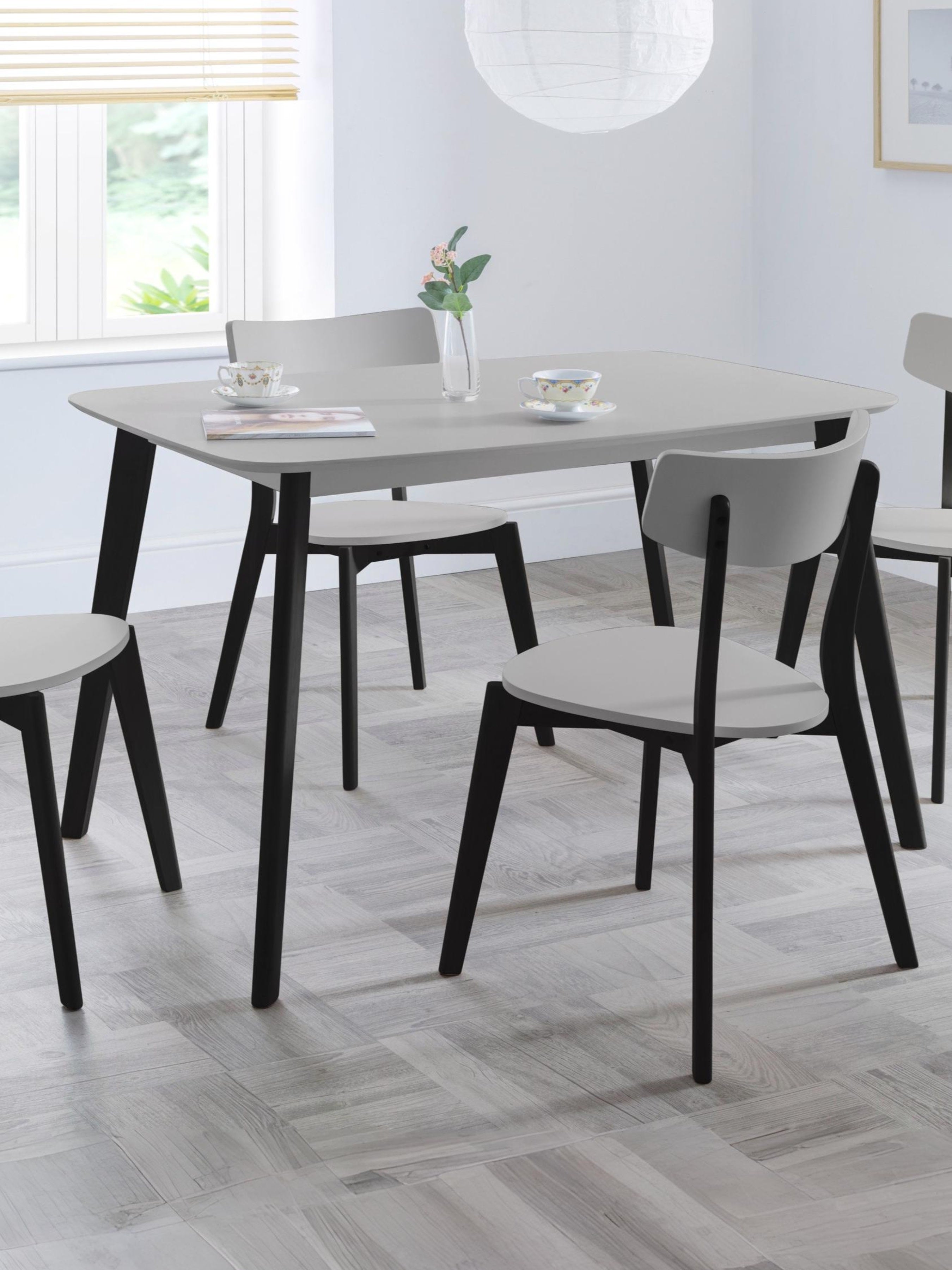 Casa Rectangular Dining Table - Grey/Black