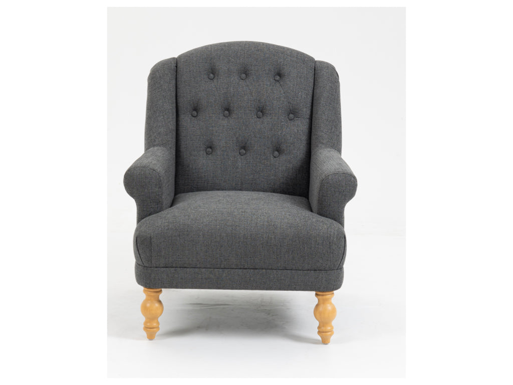 Charlotte Accent Chair - Dark Grey