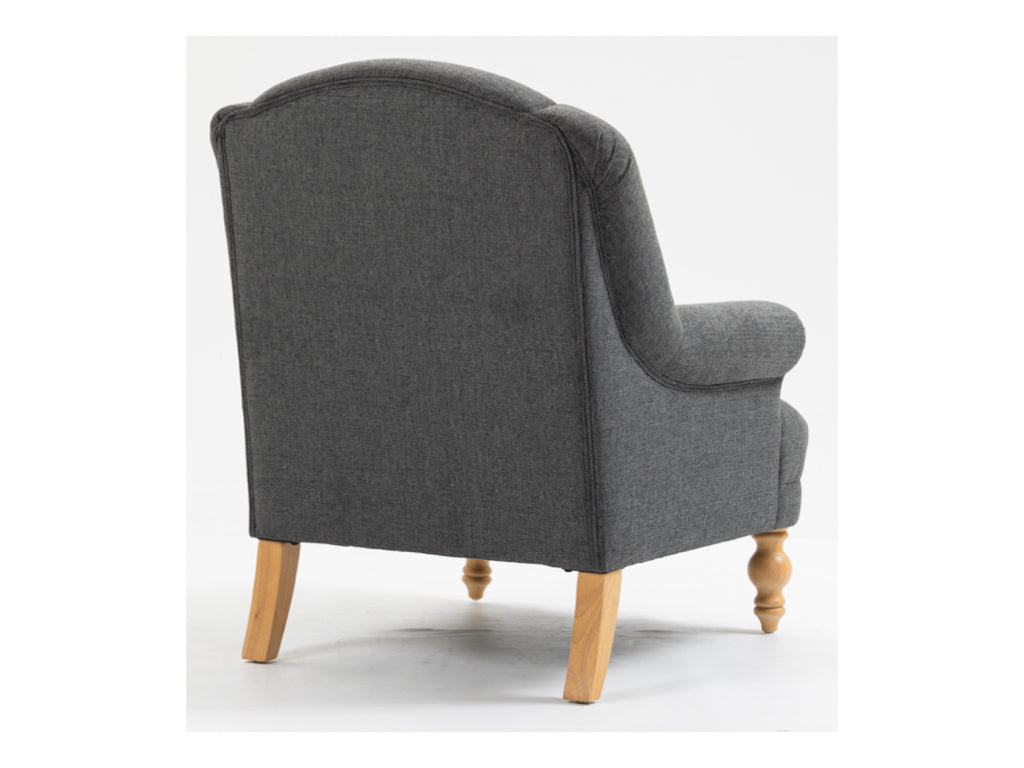 Charlotte Accent Chair - Dark Grey