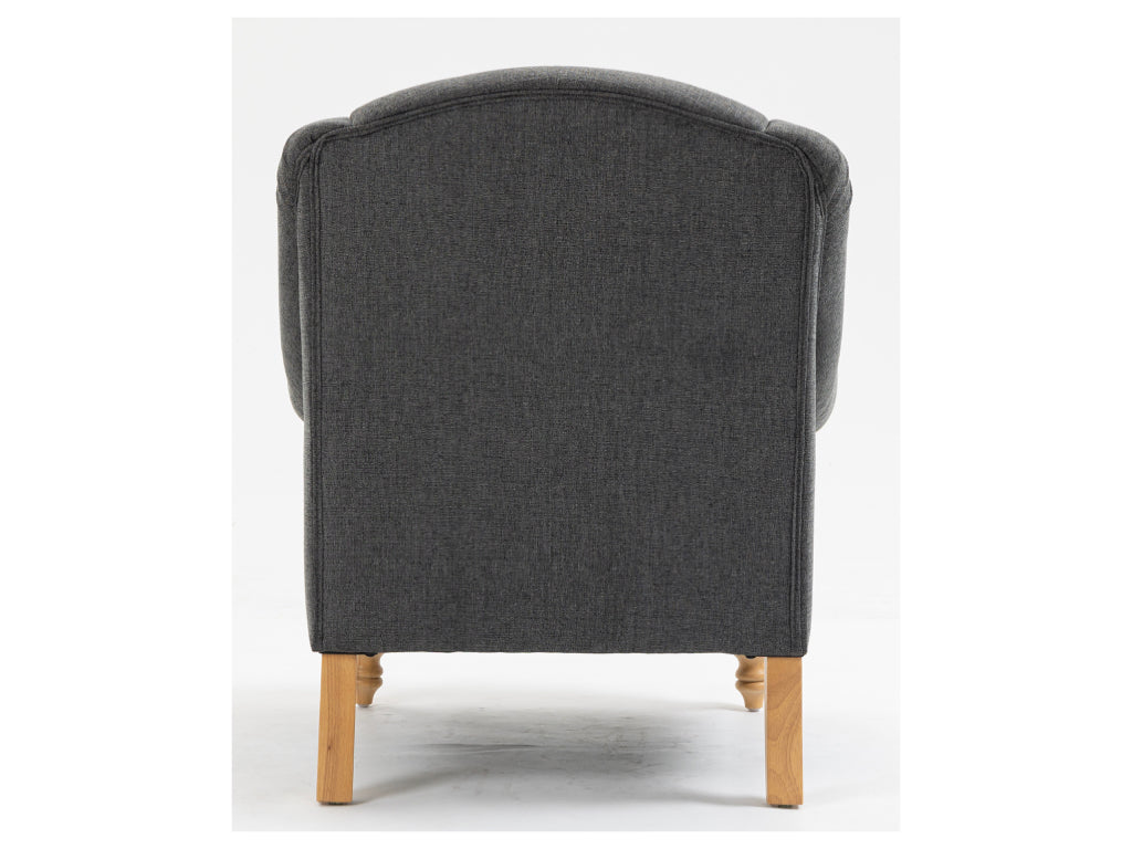 Charlotte Accent Chair - Dark Grey