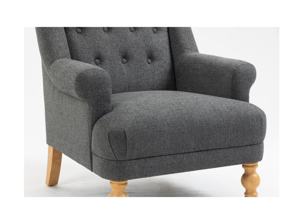 Charlotte Accent Chair - Dark Grey