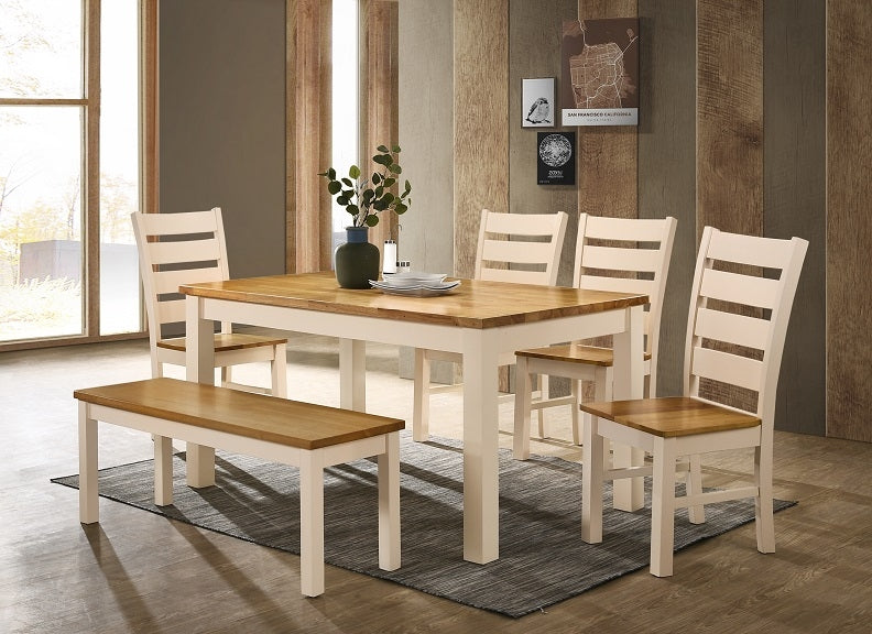 Chelsea Cream & Oak Set