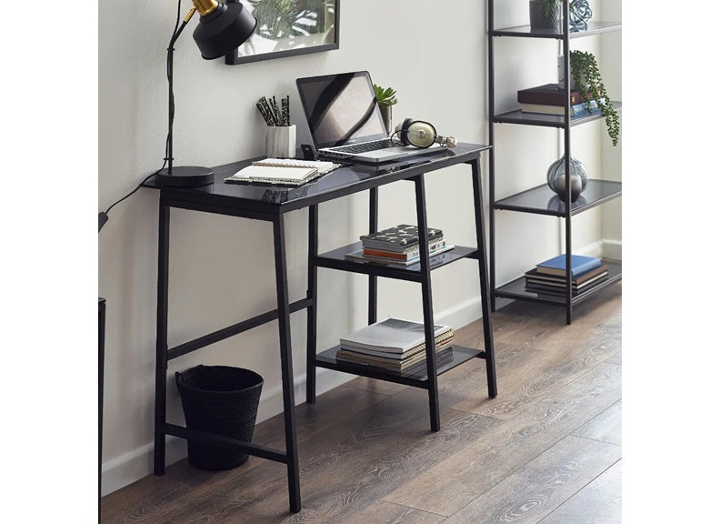 Chicago Smoked Glass Desk - room