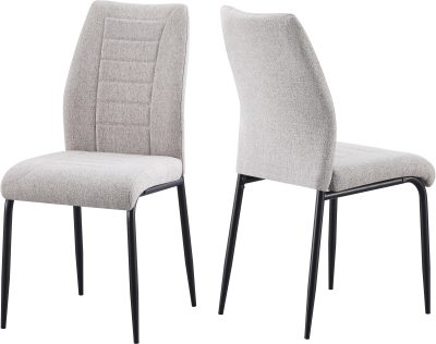 CHILTON CHAIR (BOX OF 4) GREY FABRIC (PRE-ORDER)