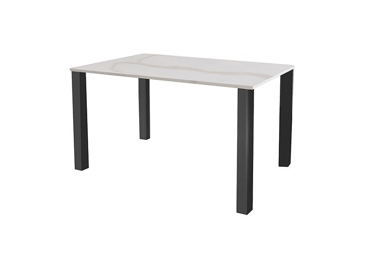 Circe White Glass Dining Tables