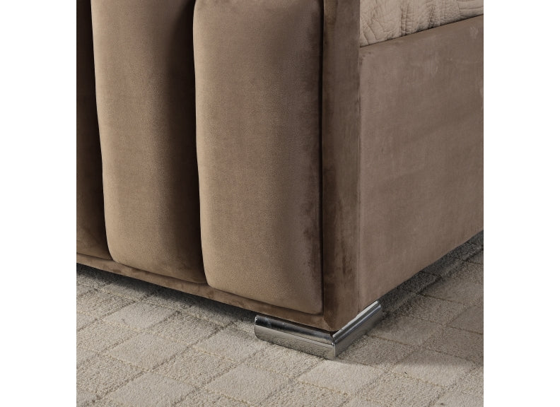 Clare Mink Velvet 5 ft Storage Bedframe