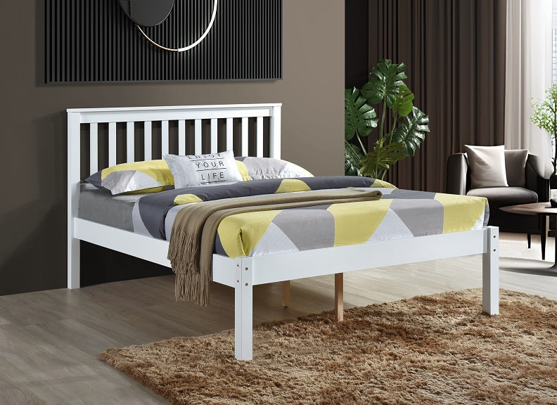 Colton White 4 ft6 Bed