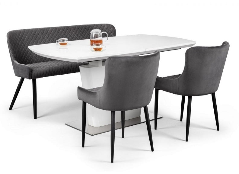Como & Luxe Grey Dining Set