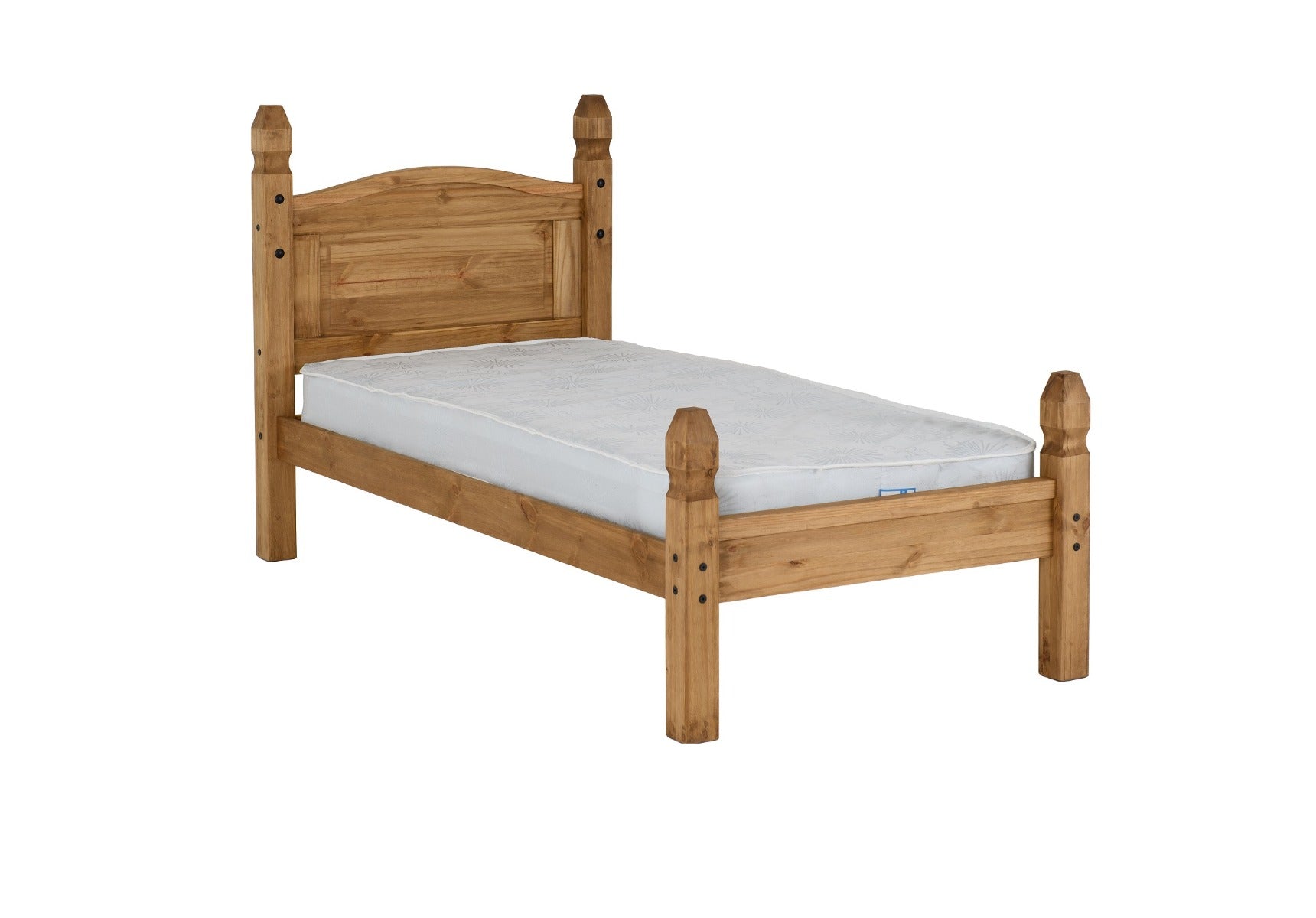 Corona Pine Low End Bed