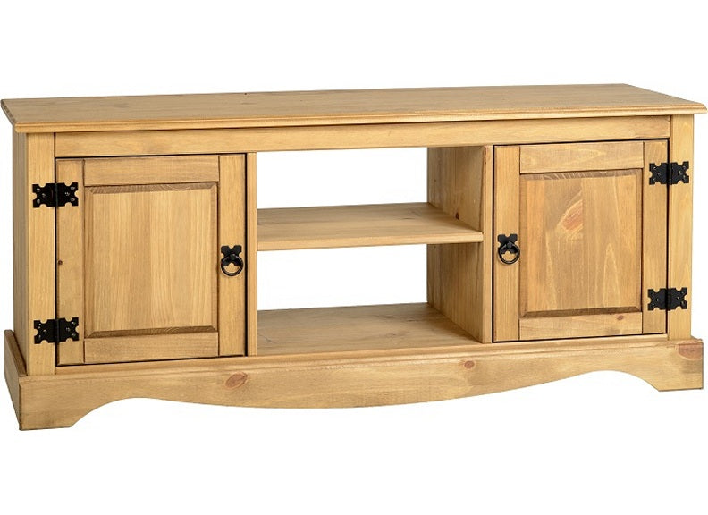 Corona Pine 2 Dr 1 Shelf TV Unit
