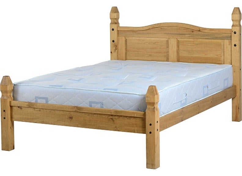 Corona Pine Low End Bed