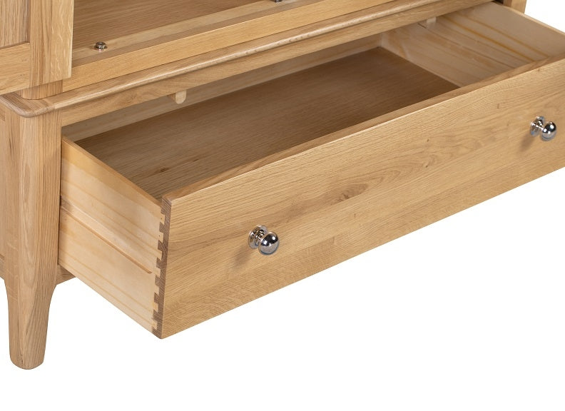 Cotswold Oak 2 Door Wardrobe - drawer