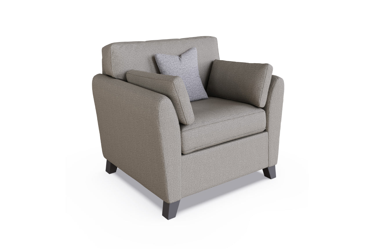 Cantrell 1 Seater  Light Grey