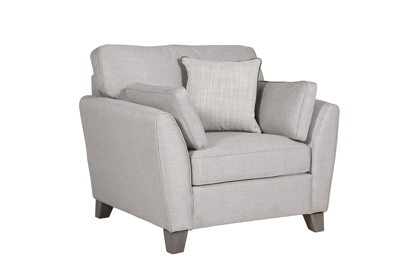 Cantrell 1 Seater  Light Grey