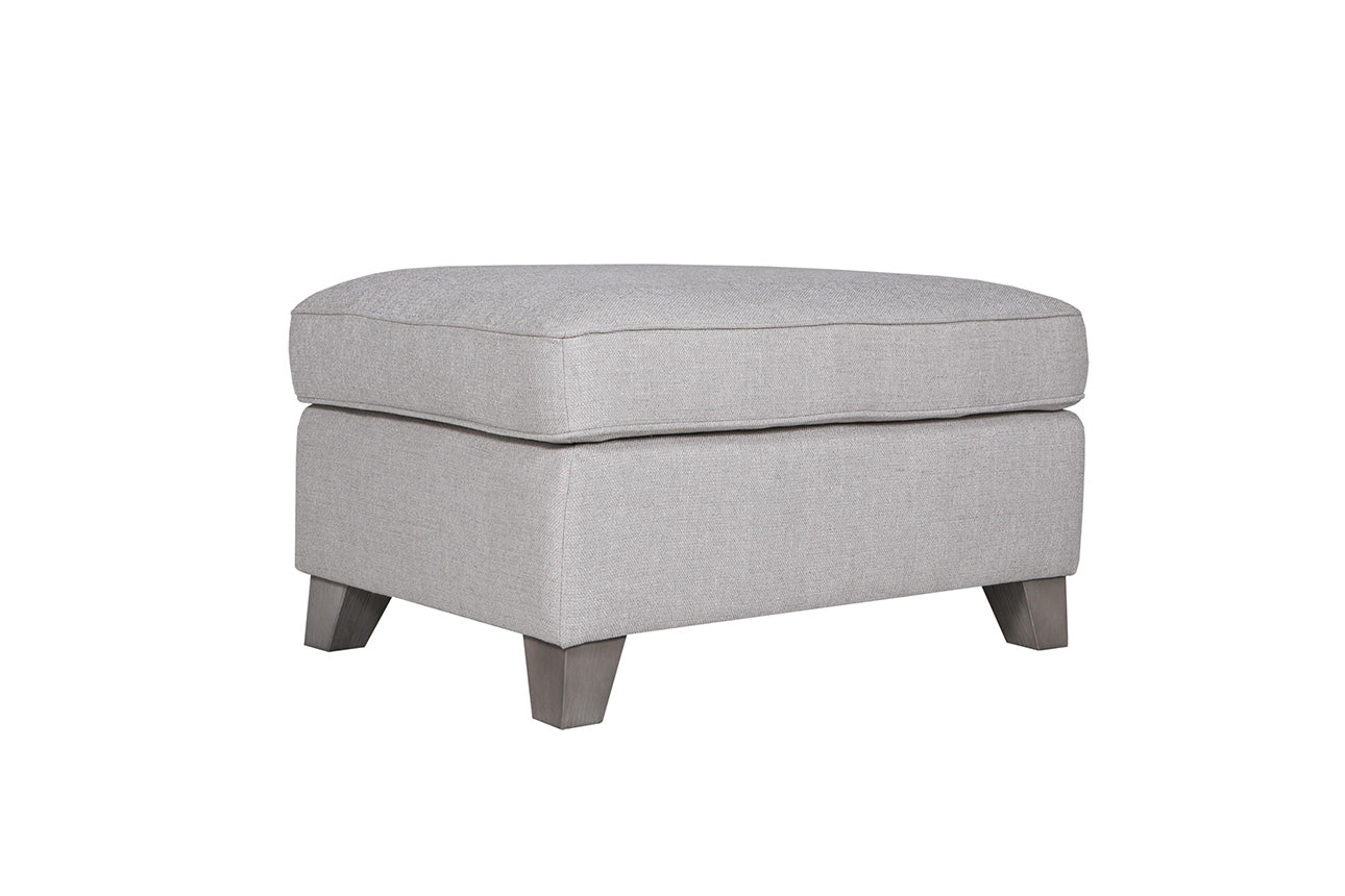 Cantrell Ottoman  Light Grey