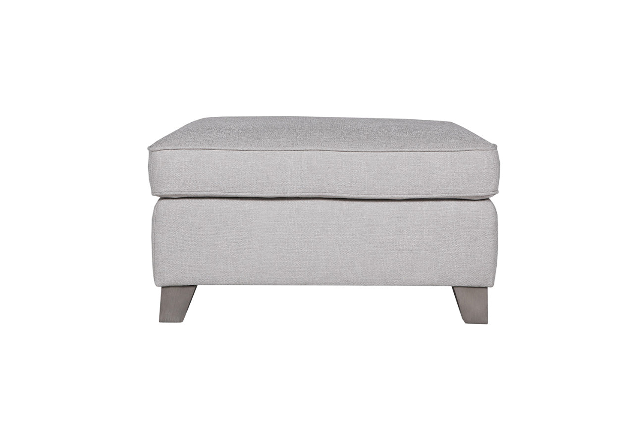 Cantrell Ottoman  Light Grey