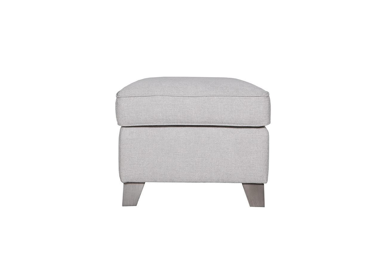 Cantrell Ottoman  Light Grey