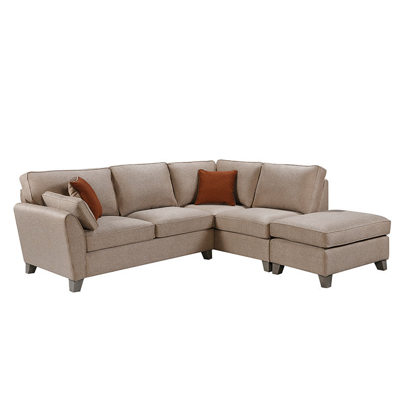 Cantrell Corner Group -  Biscuit RHF 2 Scatter Cushions