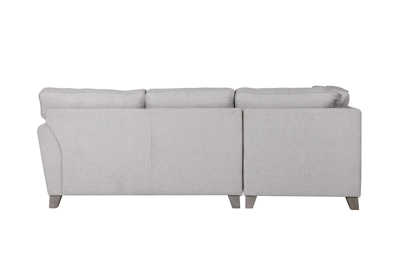 Cantrell Corner Group Sofa - Light Grey, LHF with 2 Scatter Cushions