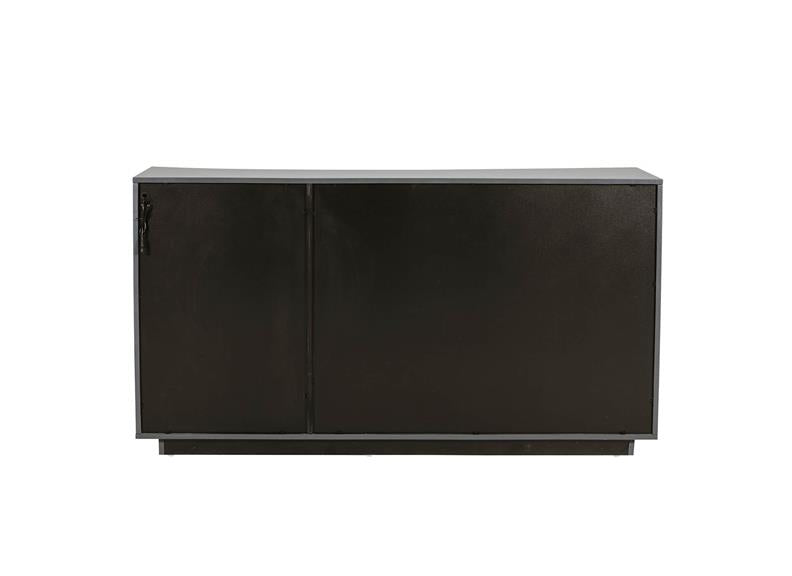 Daiva Sideboard 3 Door - Charcoal Matt with LED