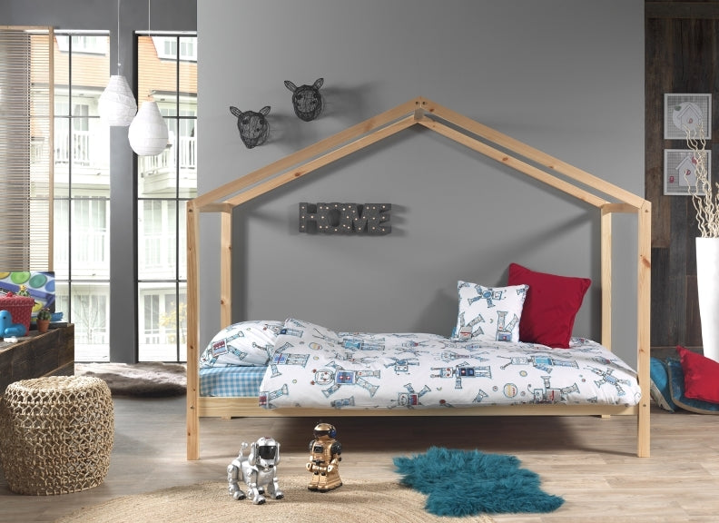 Dallas House Bed W/Roof - Room