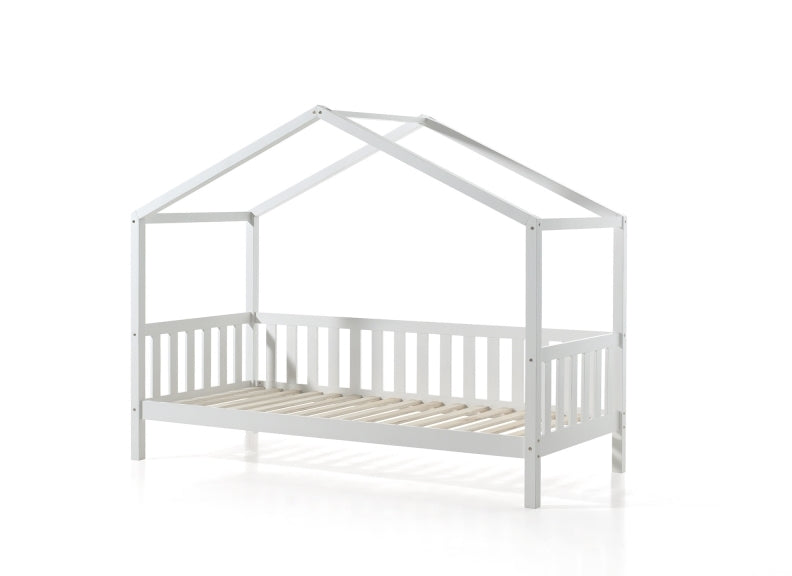 Dallas White Child's 'House' Bed W/Optional Storage Drawer
