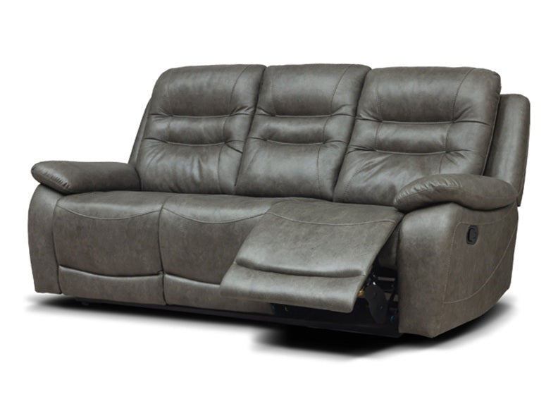 Dane Hunter Green Fabric 3+2 Seater Manual Recliner Sofa Group