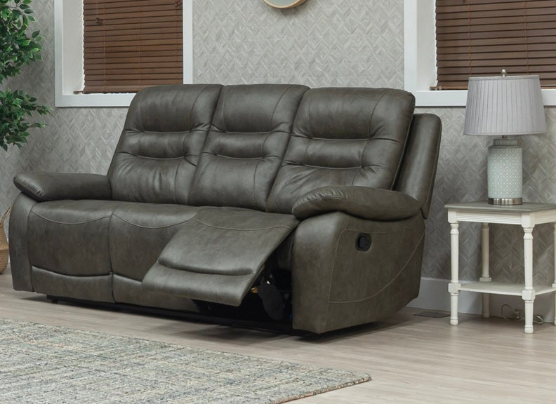 Dane Hunter Green Fabric 3+2 Seater Manual Recliner Sofa Group