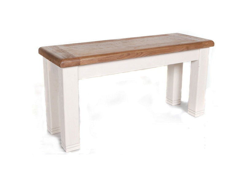 Danube Small White Bench