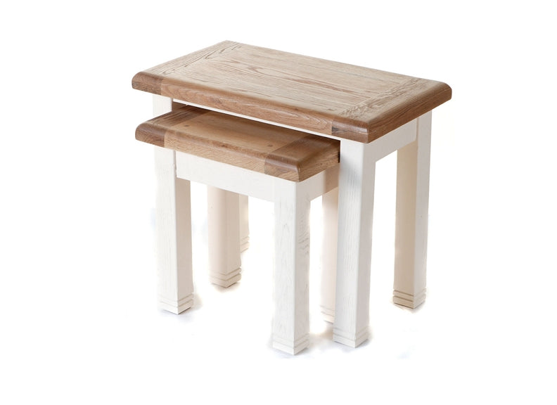 Danube White Table Nest
