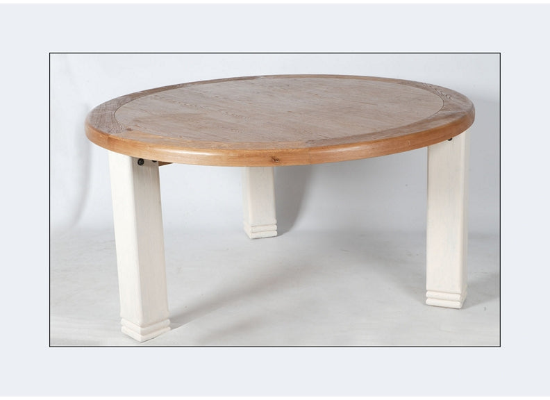 Danube Round White Dining Table