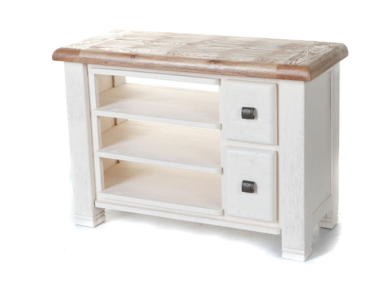 Danube White & Oak Small TV Unit