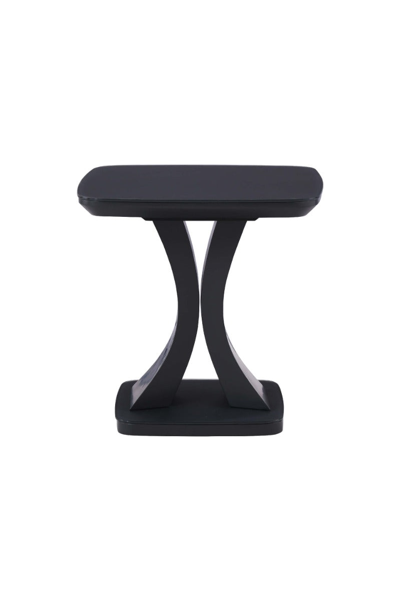 Daiva Lamp Table - Charcoal