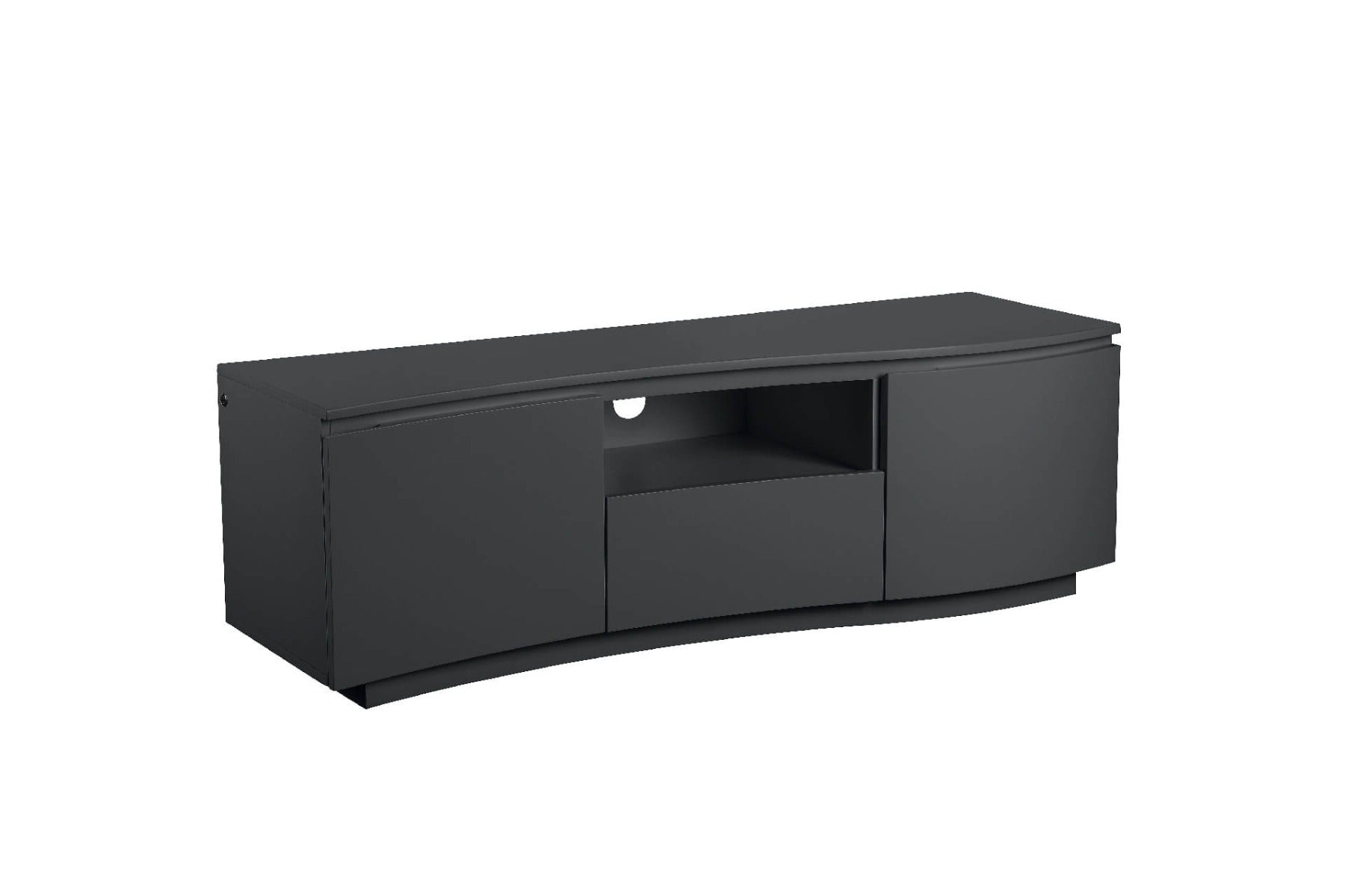 Daiva TV Cabinet Charcoal - W/Led Light