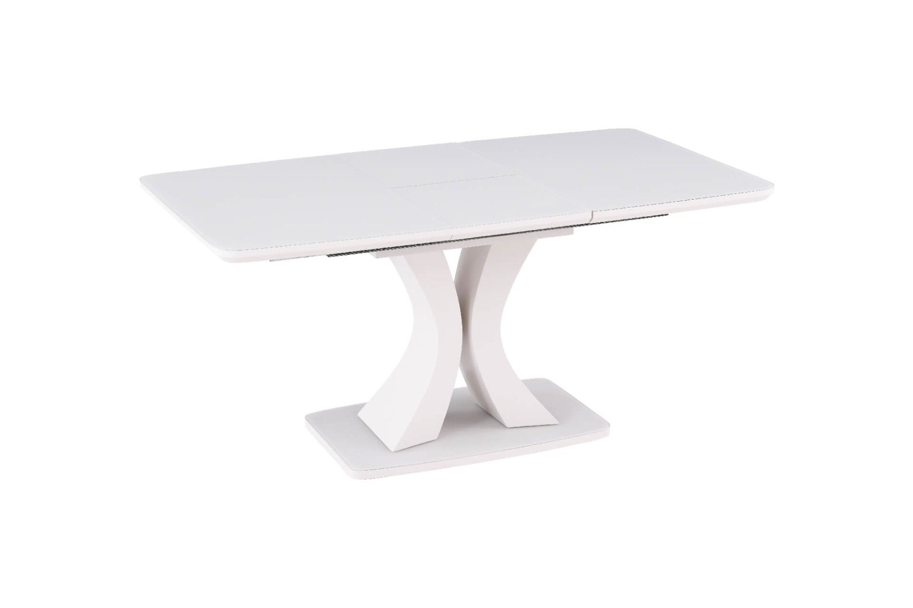 Daiva Extending Dining Tables – Contemporary Tempered Glass Design