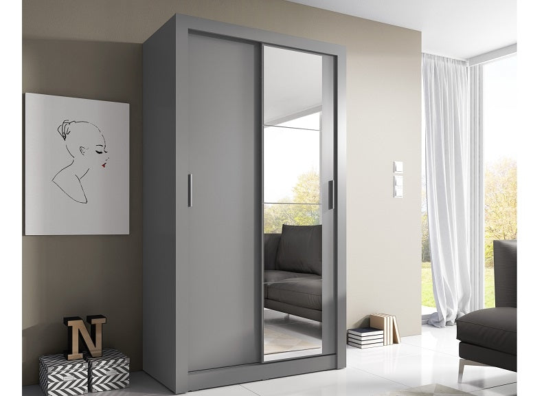 Denmark Grey 1.5 m Sliderobe Room 