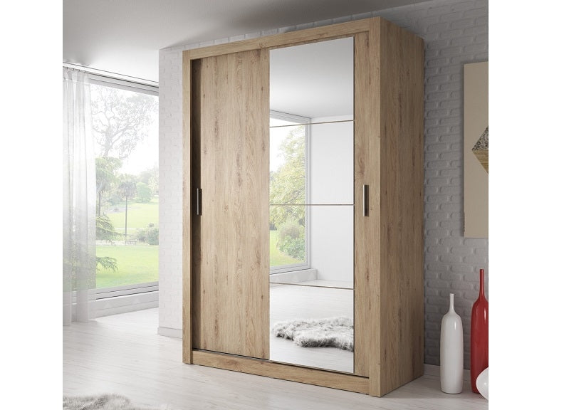 Denmark 1.5 m Mirror Door Sliderobes (Pre-order)