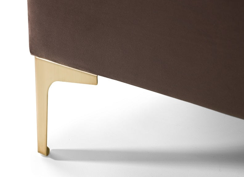 Deco Velvet Bed - leg
