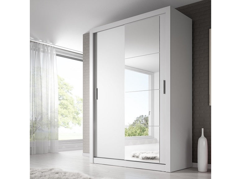 Denmark 1.5 m Mirror Door Sliderobes (Pre-order)