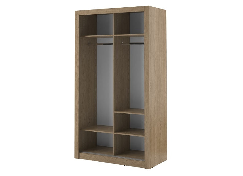 Denmark Oak Sliderobe Interior