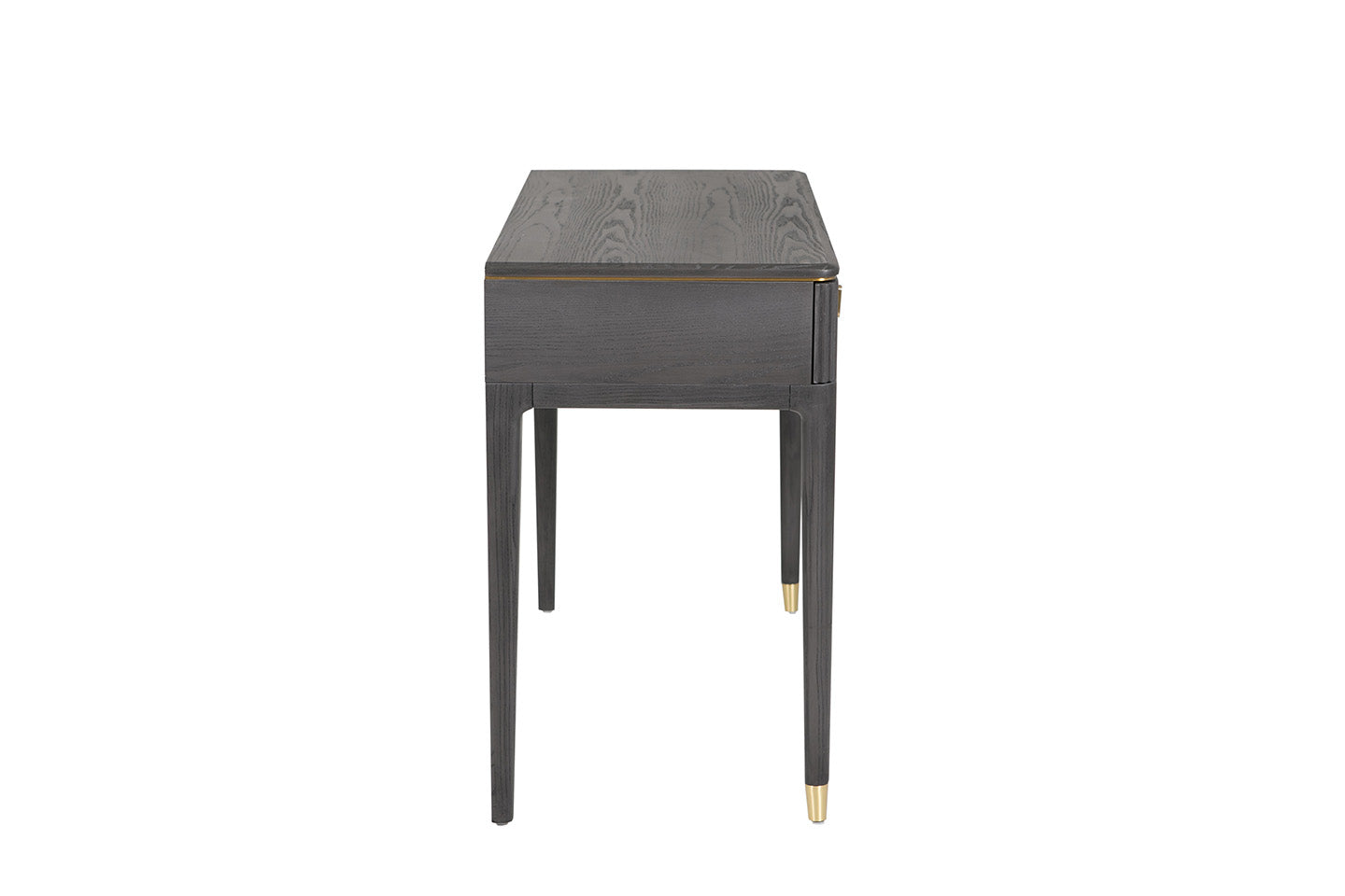 Diletta Dressing Table 2 Drawer - Ebony (Pre-order for October delivery)