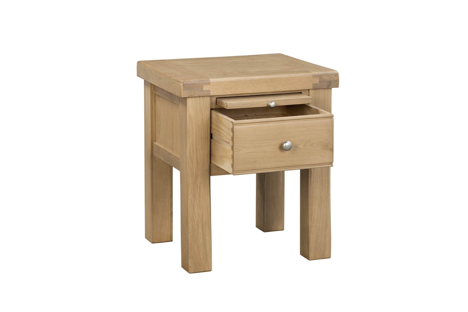 Delaney Lamp Table in Oak – Classic Wooden Side Table | Free Delivery