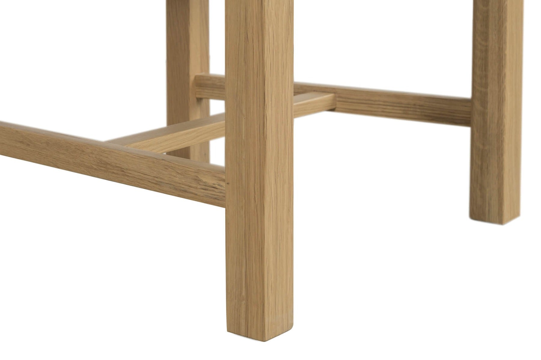 Delaney Dining Chair in Oak with Grey PU Seat – Classic High Back Dining Chair | Free Delivery