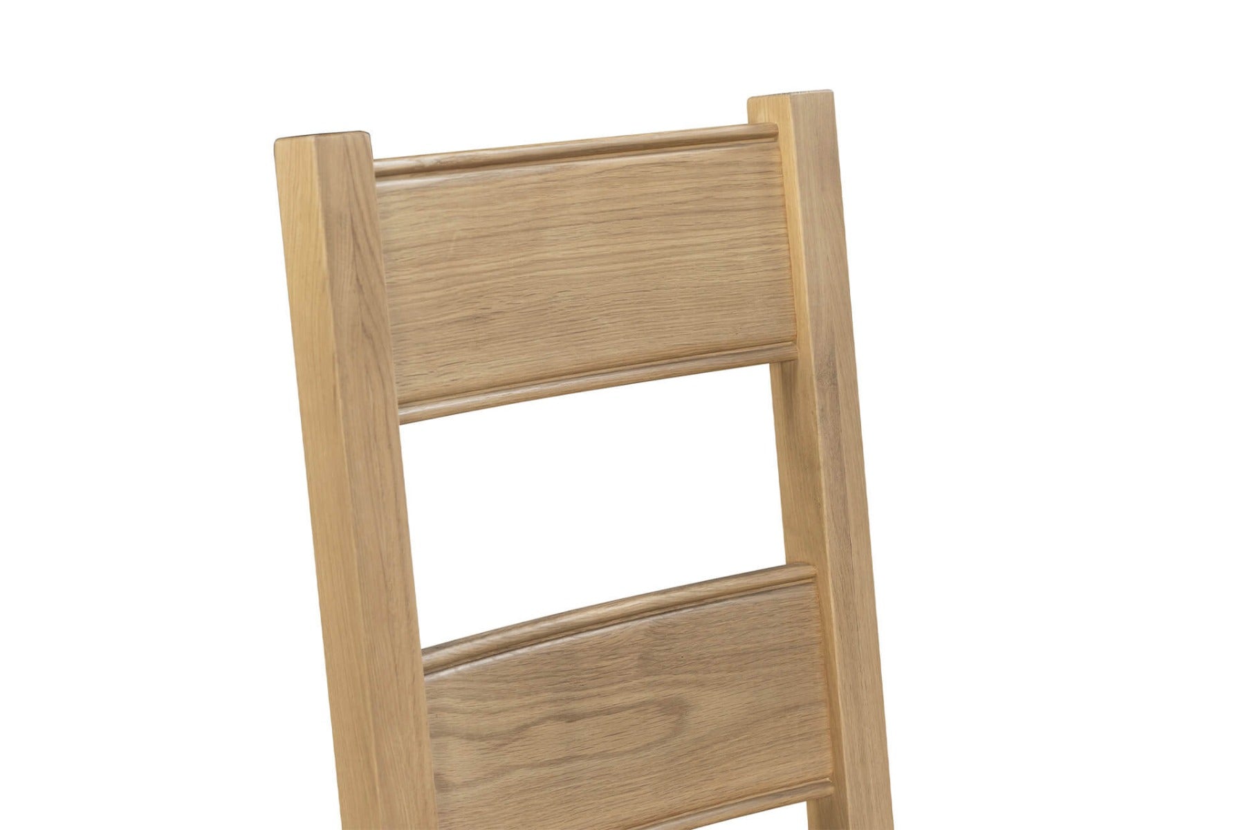 Delaney Solid Seat Dining Chair in Oak – Classic Wooden Dining Chair | Free Delivery