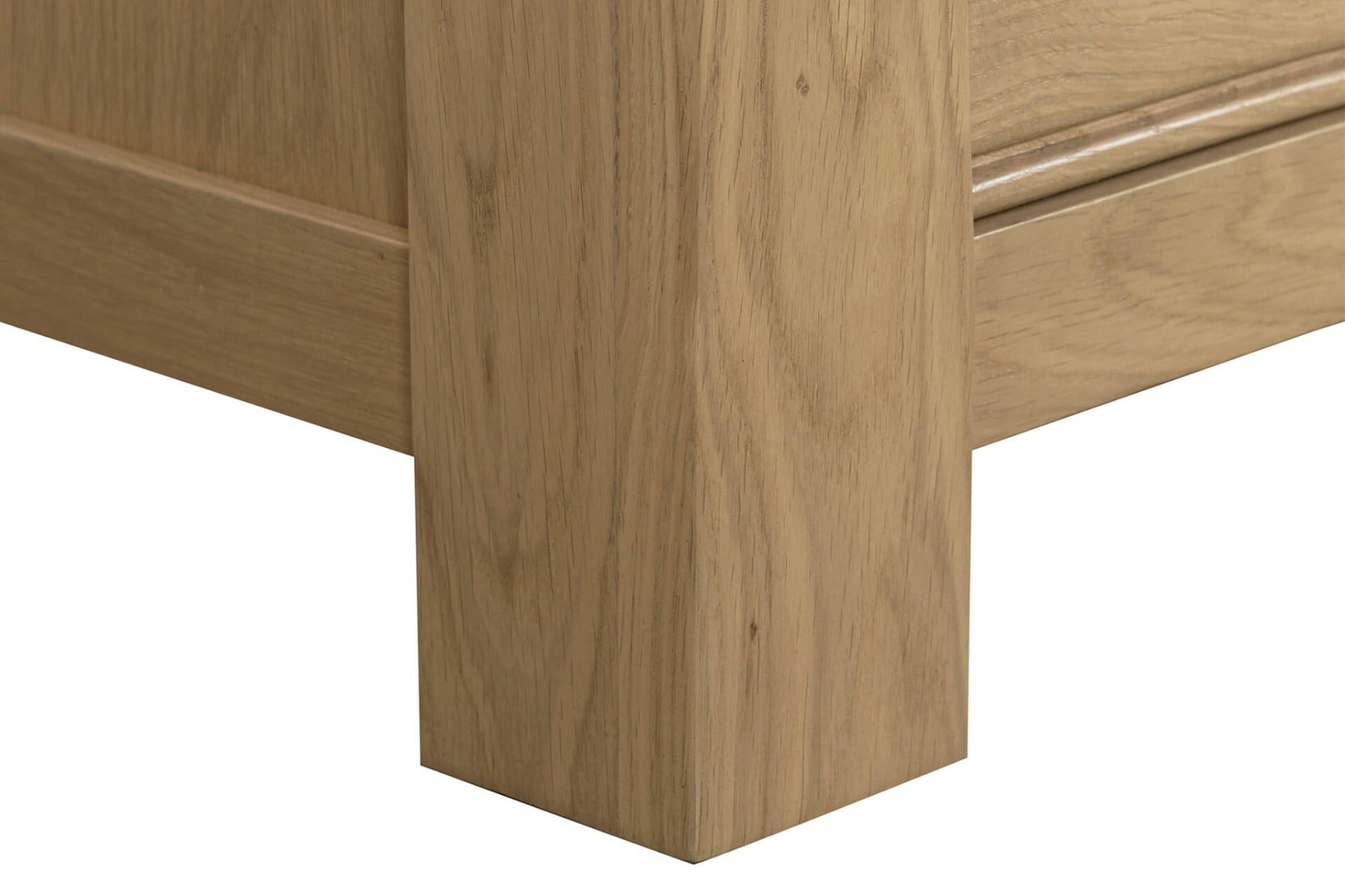 Delaney Bedside Table in Oak – Classic 3-Drawer Nightstand | Free Delivery